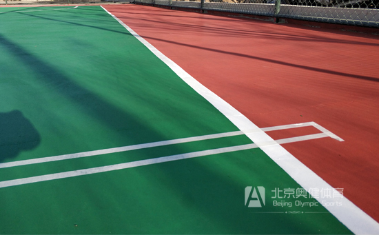 塑膠籃球場施工劃線圖