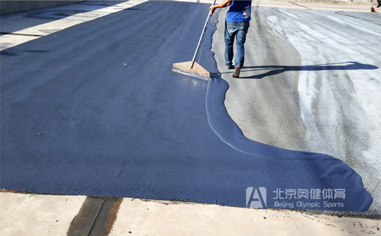 彈性丙烯酸球場(chǎng)施工圖