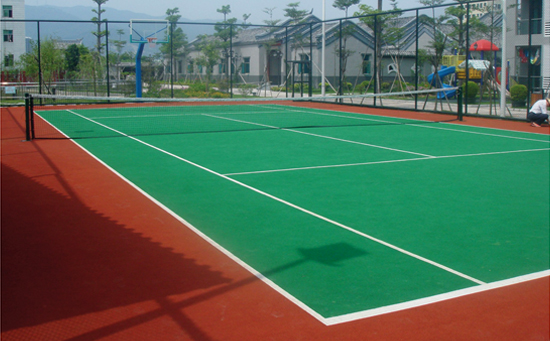 室外丙烯酸網(wǎng)球場