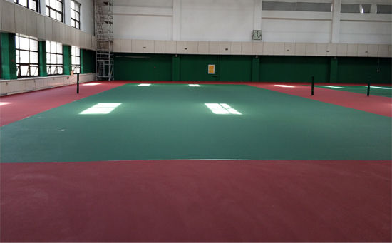 俱樂部標準丙烯酸網球場圖片