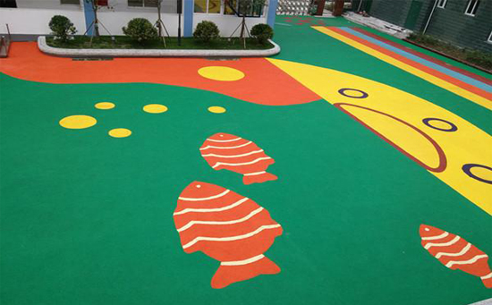 幼兒園塑膠地面價格通常是有厚度，規(guī)格，面積等向個方面所決定