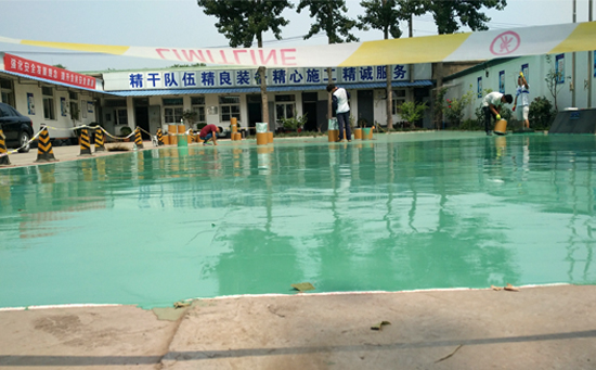 塑膠硅pu籃球場施工