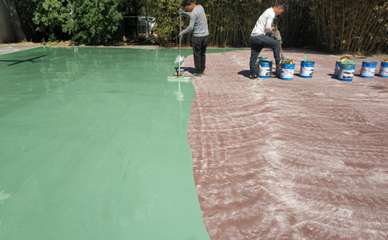 硅pu籃球場(chǎng)易施工